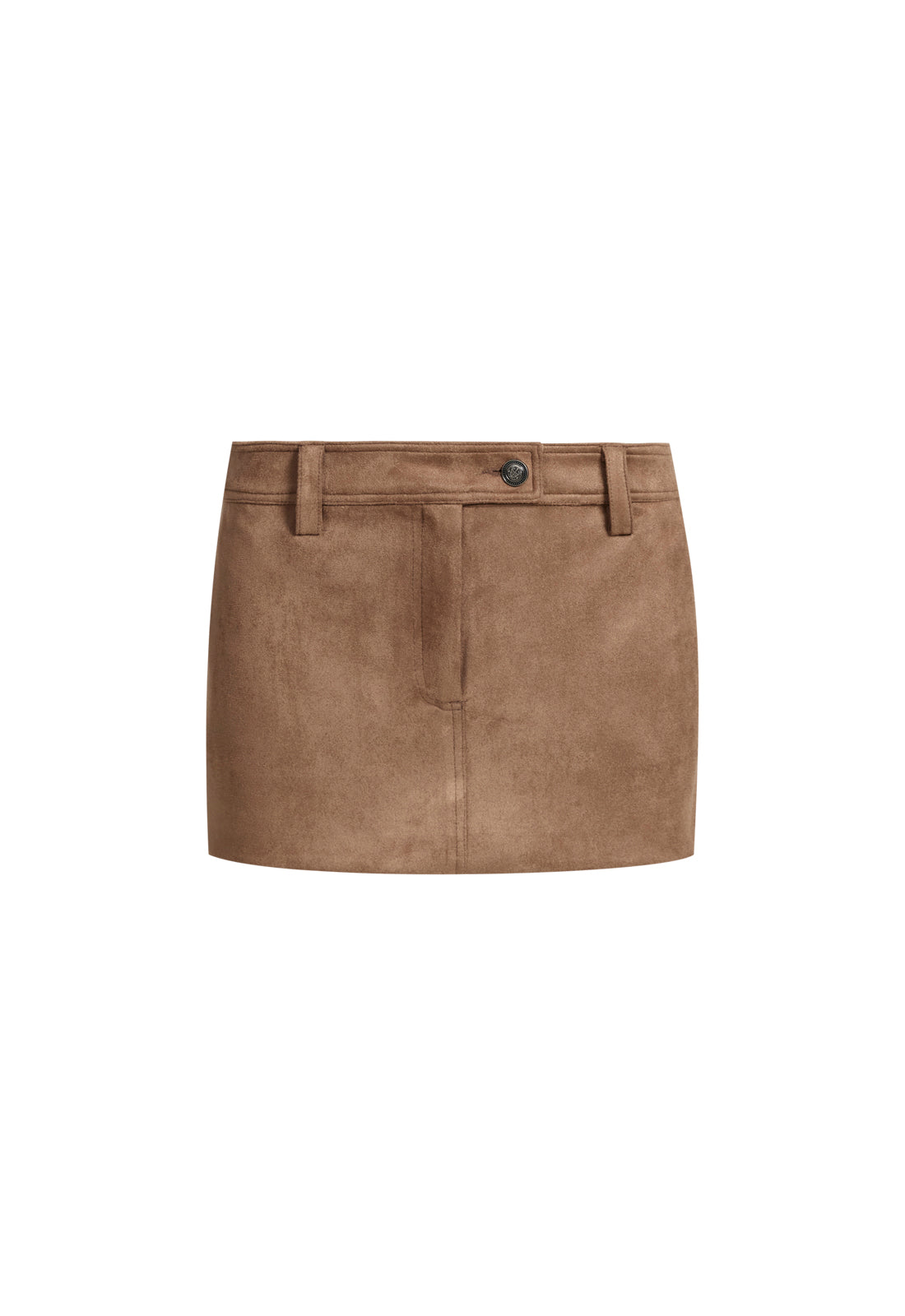 MIRAGE MINI SKIRT - COFFEE