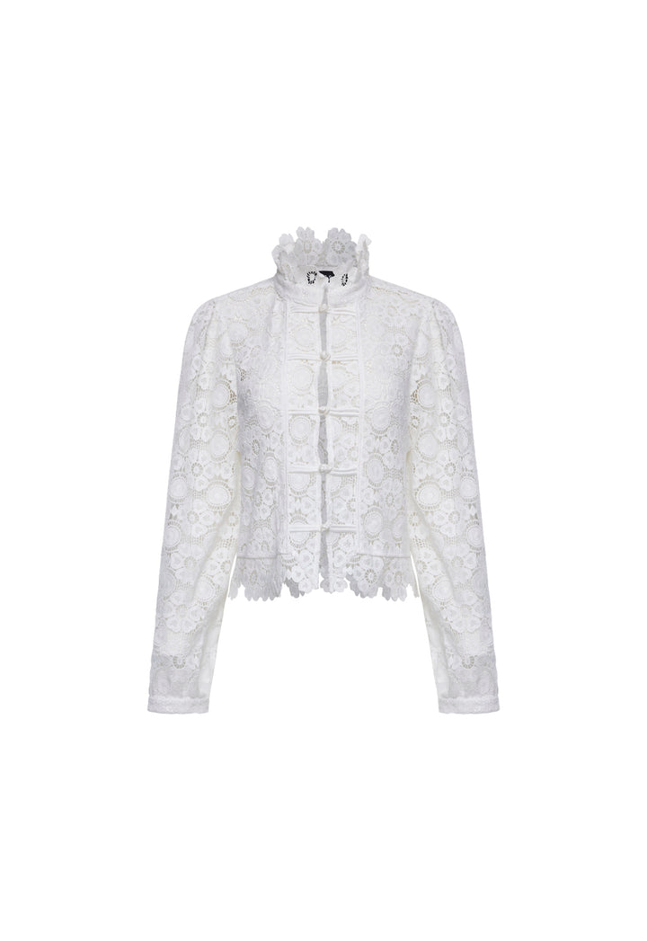 OVERTIME BLOUSE - PORCELAIN