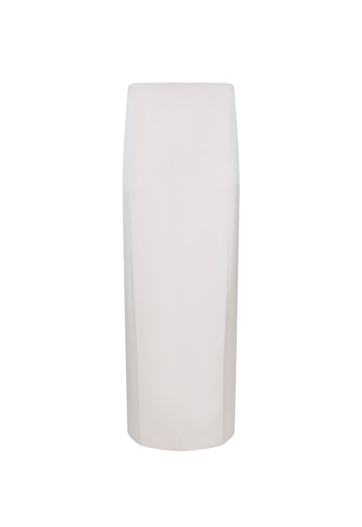 FRONT ROW MAXI SKIRT - CREAM