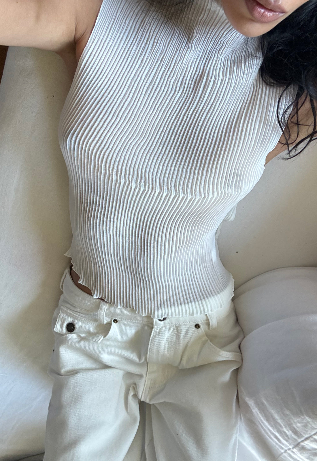 OBSESSION TANK - BIANCO