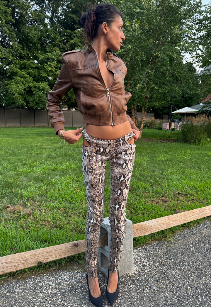 VIXEN PANT - SEQUIN PYTHON
