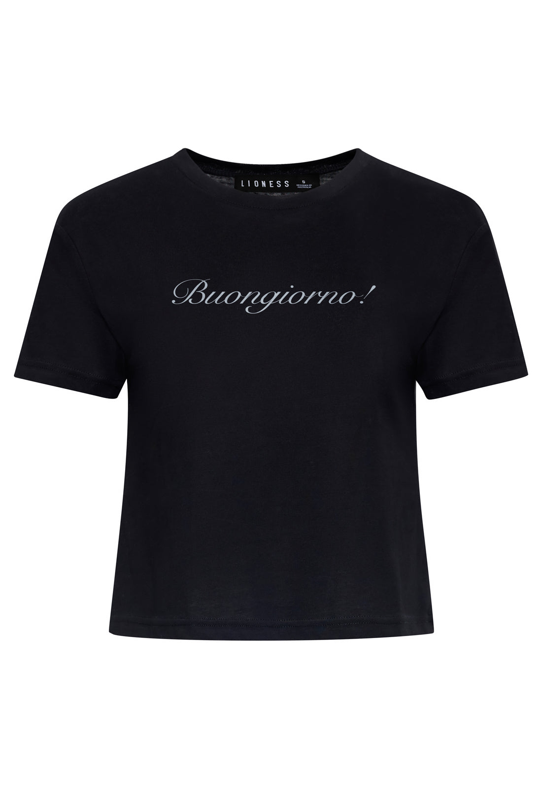 BUONGIORNO BABY TEE - NOIR