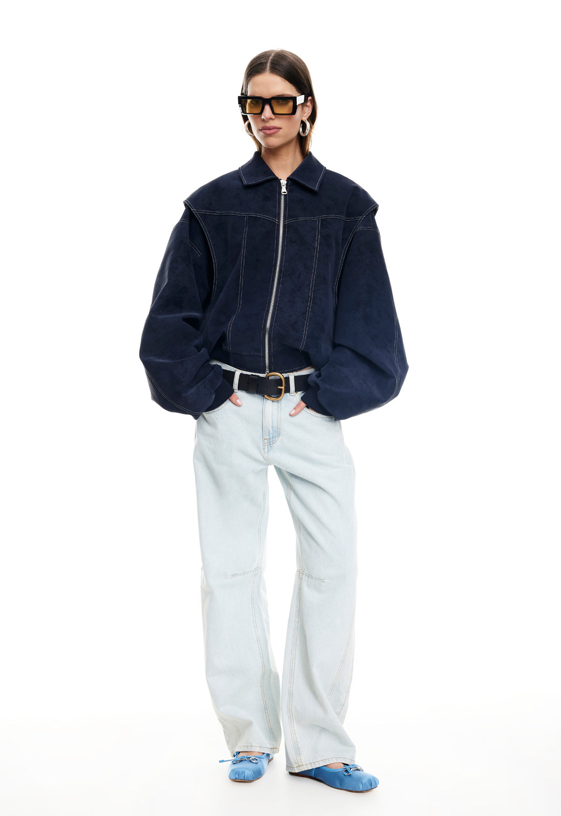 VISTA BOMBER - WASHED NAVY