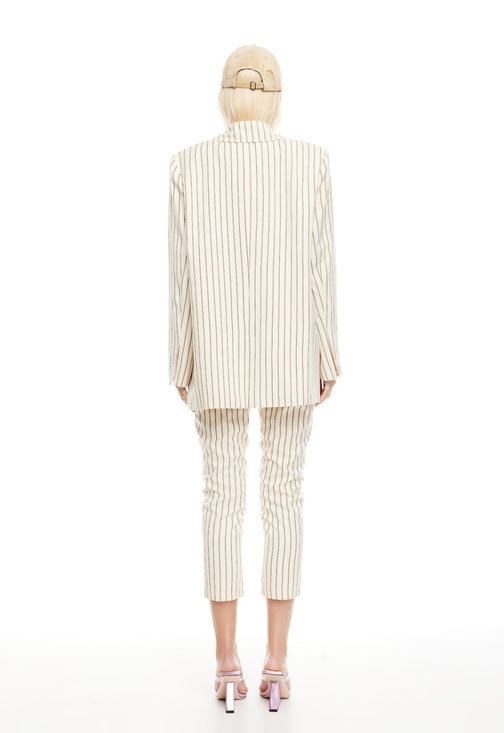 LES DEUX BLAZER - CREAM STRIPE