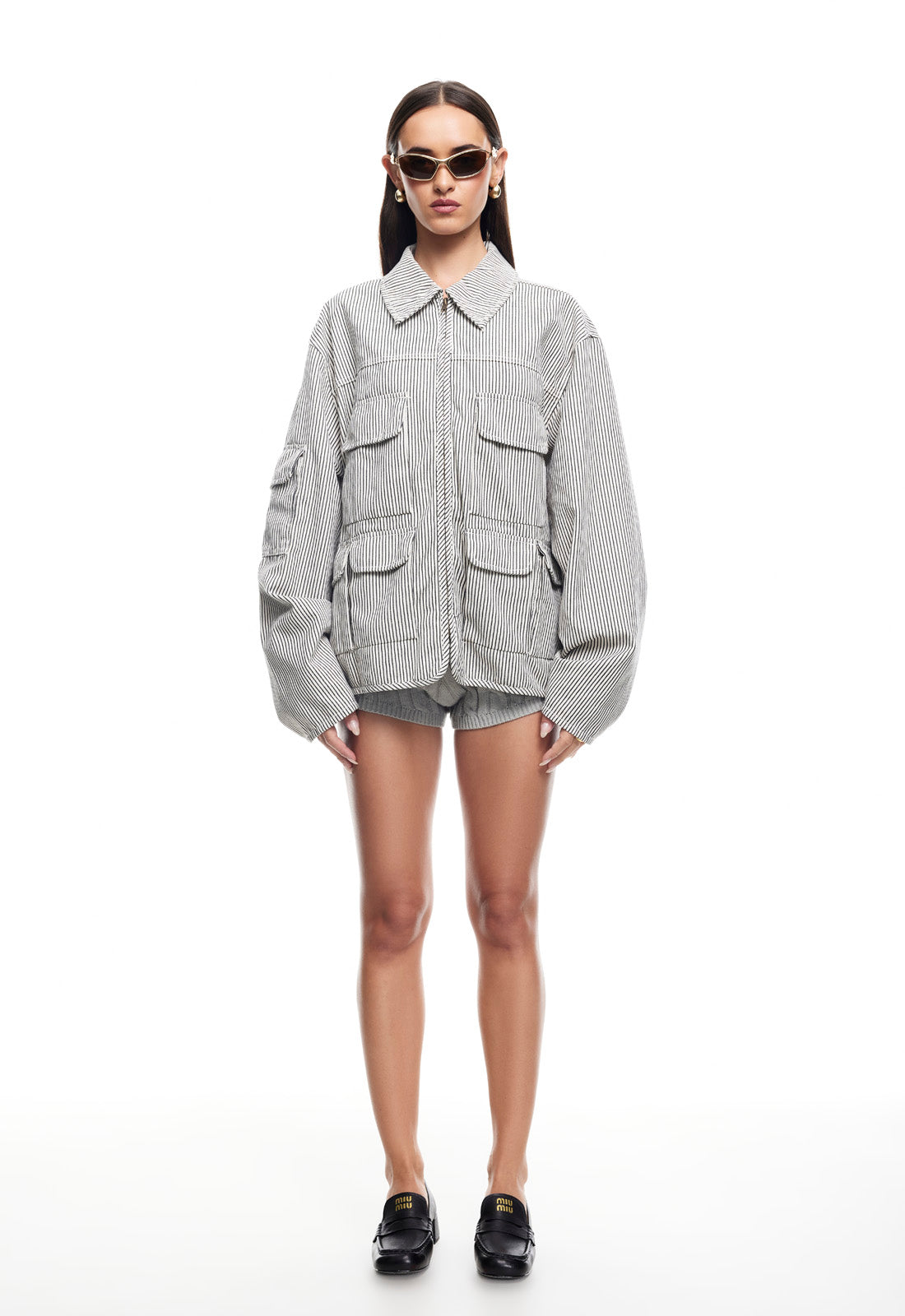 RENACIDA JACKET - PORCELAIN STRIPE