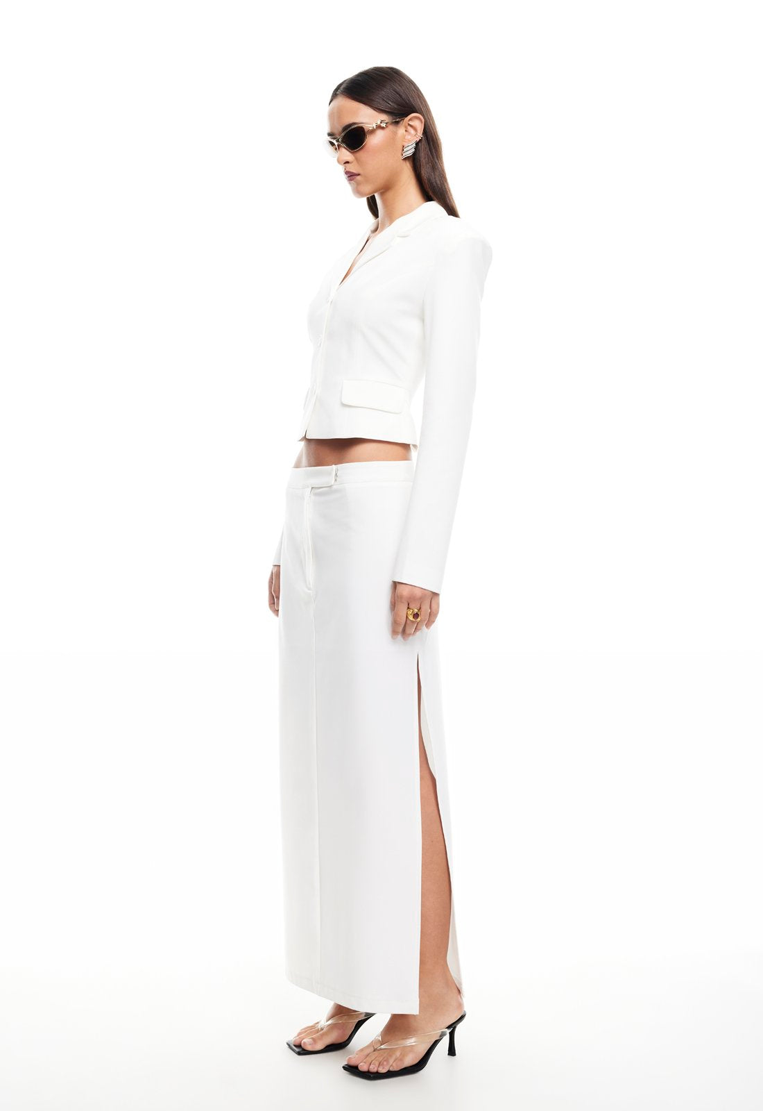 LUNE MAXI SKIRT - FOAM