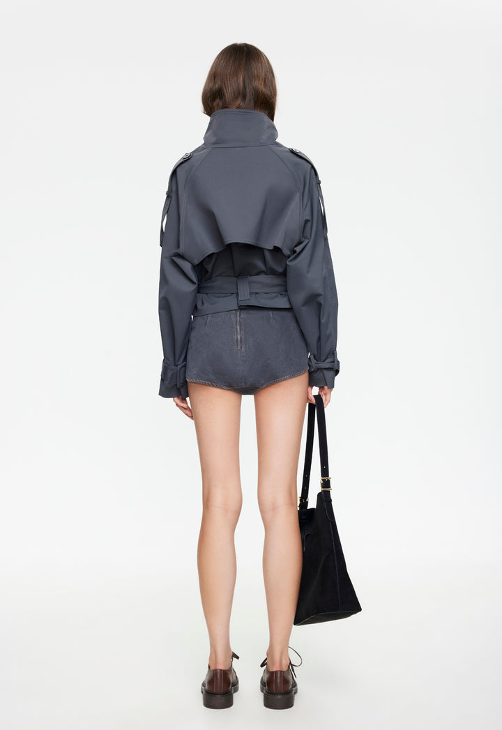 BLANC MICRO SHORT - PETROL