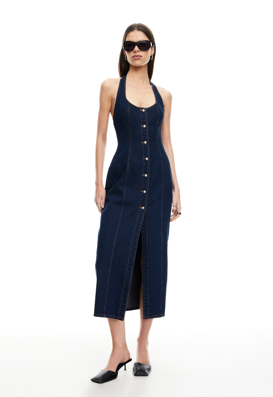KENNY MAXI DRESS  - INDIGO