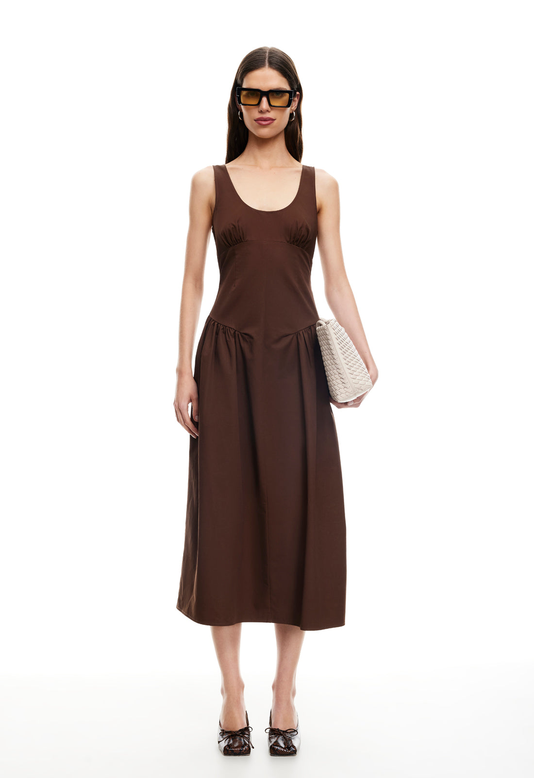LUNA ROSA MAXI DRESS - CHOCOLATE – LIONESS FASHION