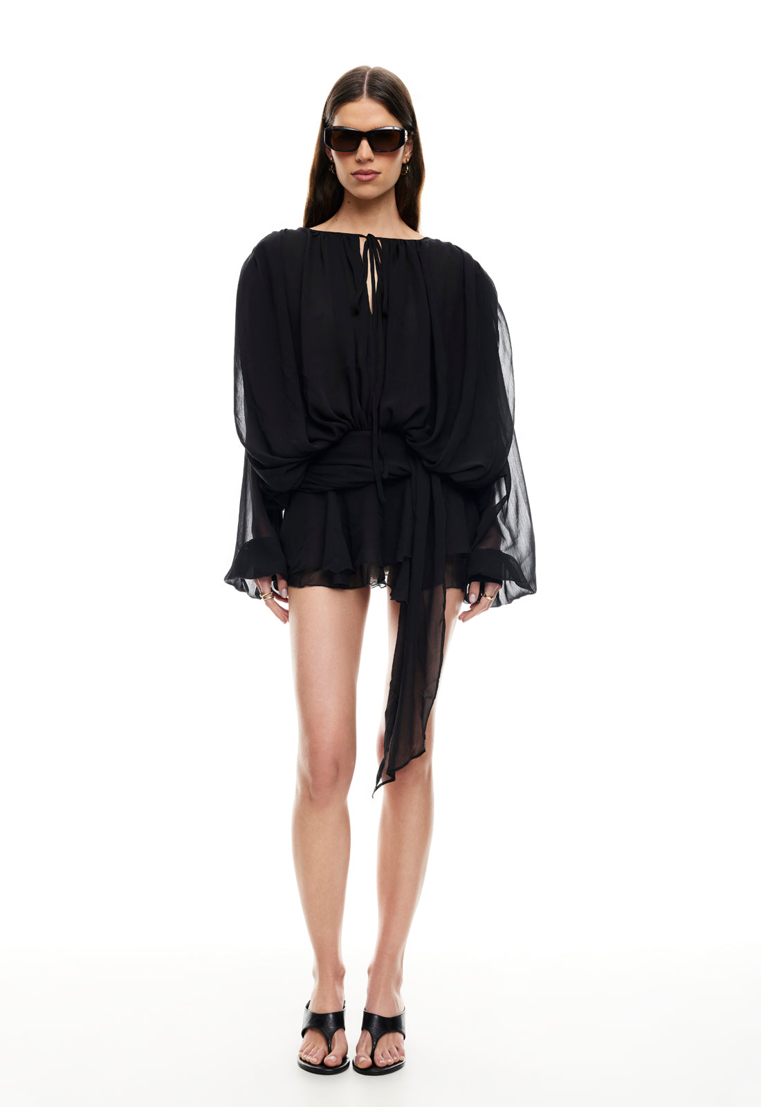 ELEMENTS MINI DRESS - NOIR