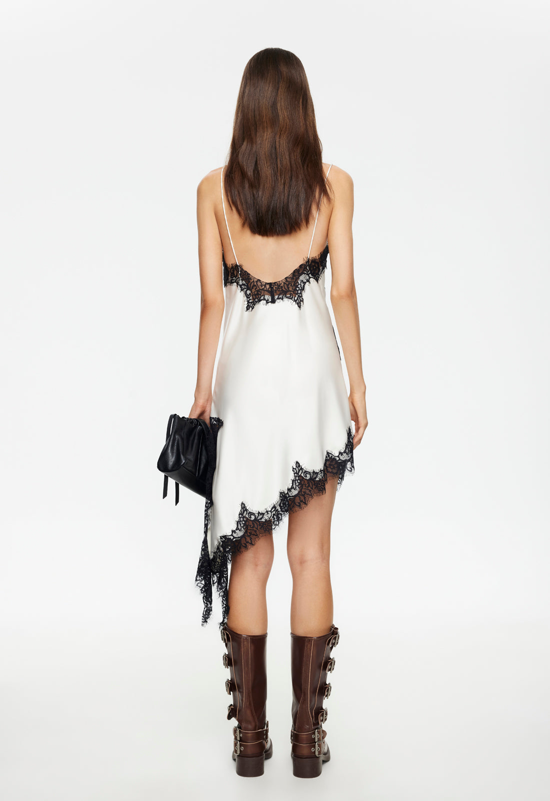 EMERGING MIDI DRESS - PORCELAIN