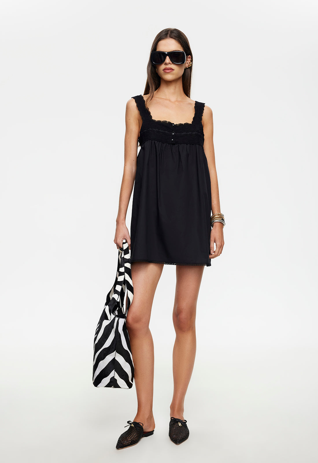 SILHOUETTE MINI DRESS - PITCH