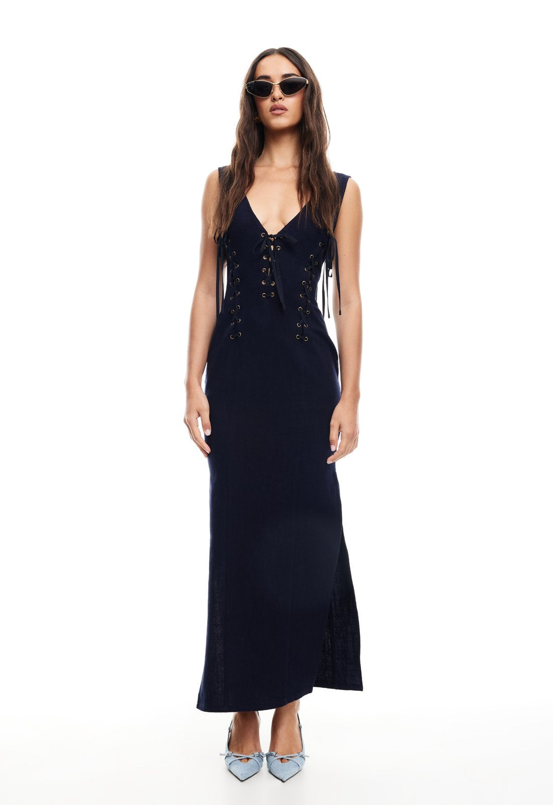 DREAMSCAPE MAXI DRESS - NAVY