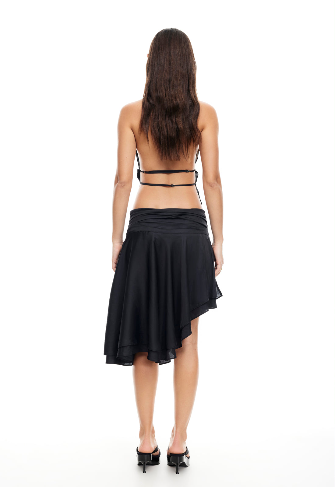 LEGACY MIDI SKIRT - ONYX