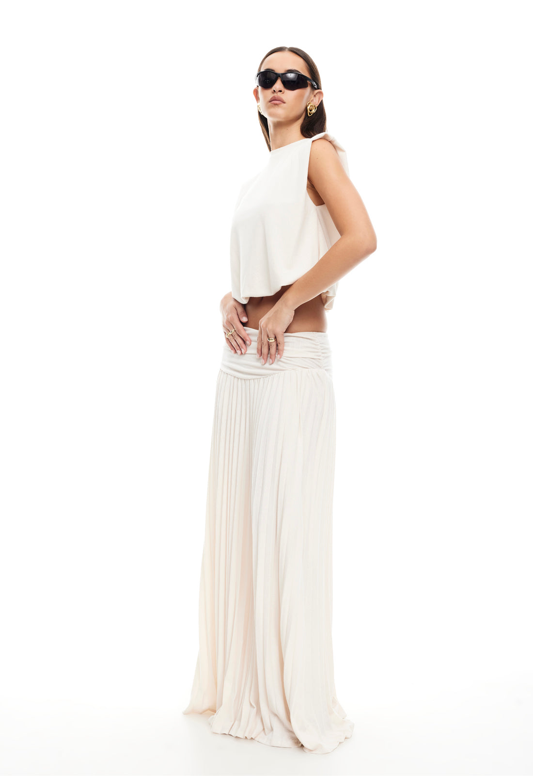 FIELD OF DREAMS MAXI SKIRT - IVORY