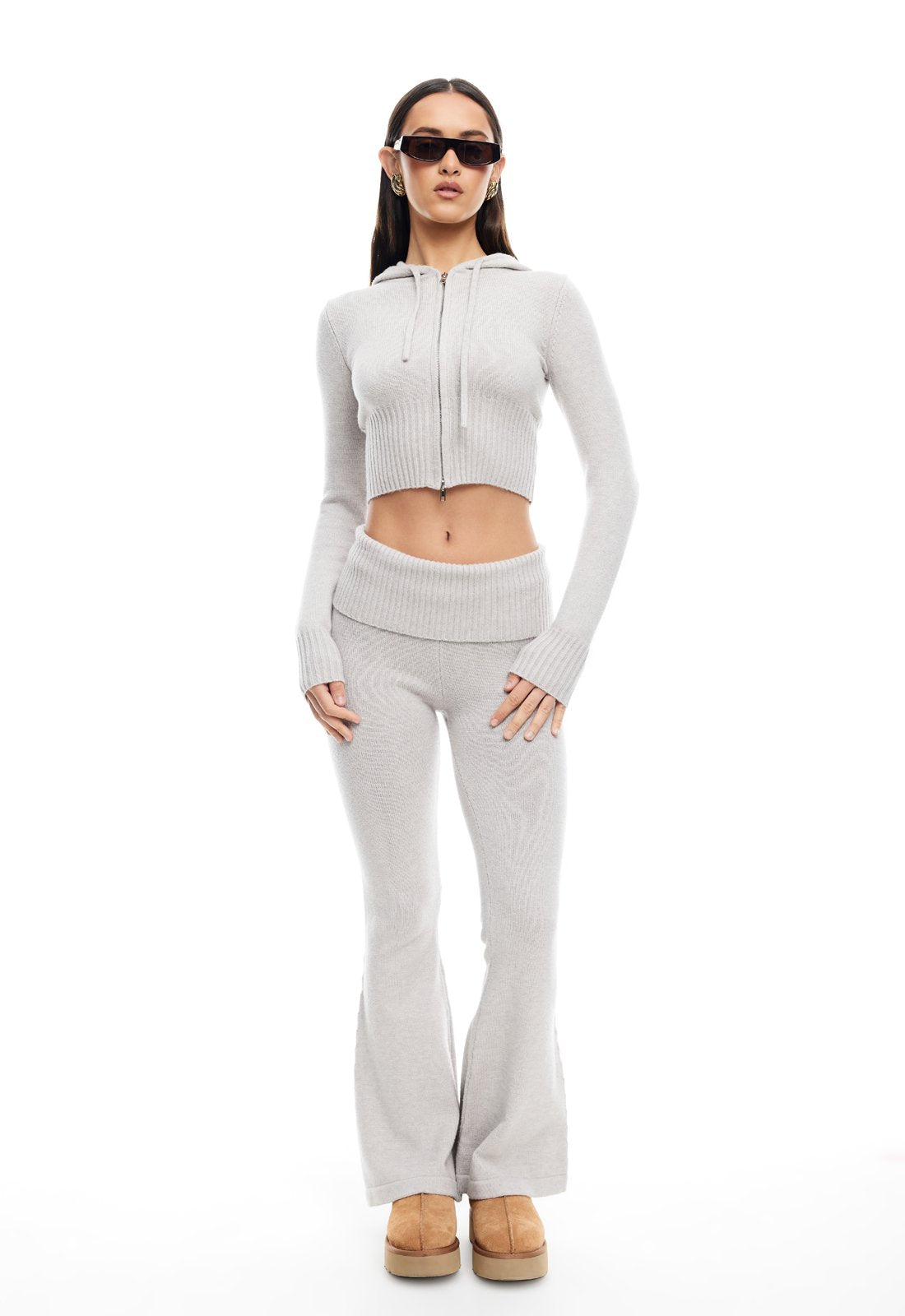 MUSE KNIT PANT - CLOUD