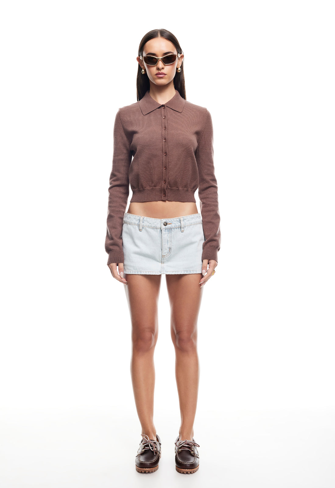 AWAKENING CARDIGAN - CHESTNUT