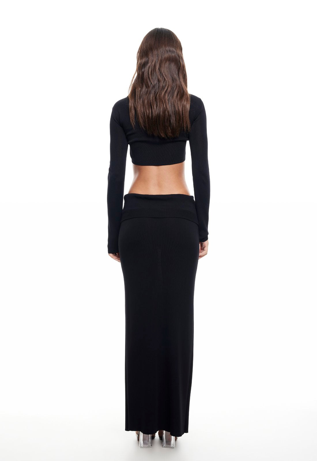 AMOUR MAXI SKIRT - INK