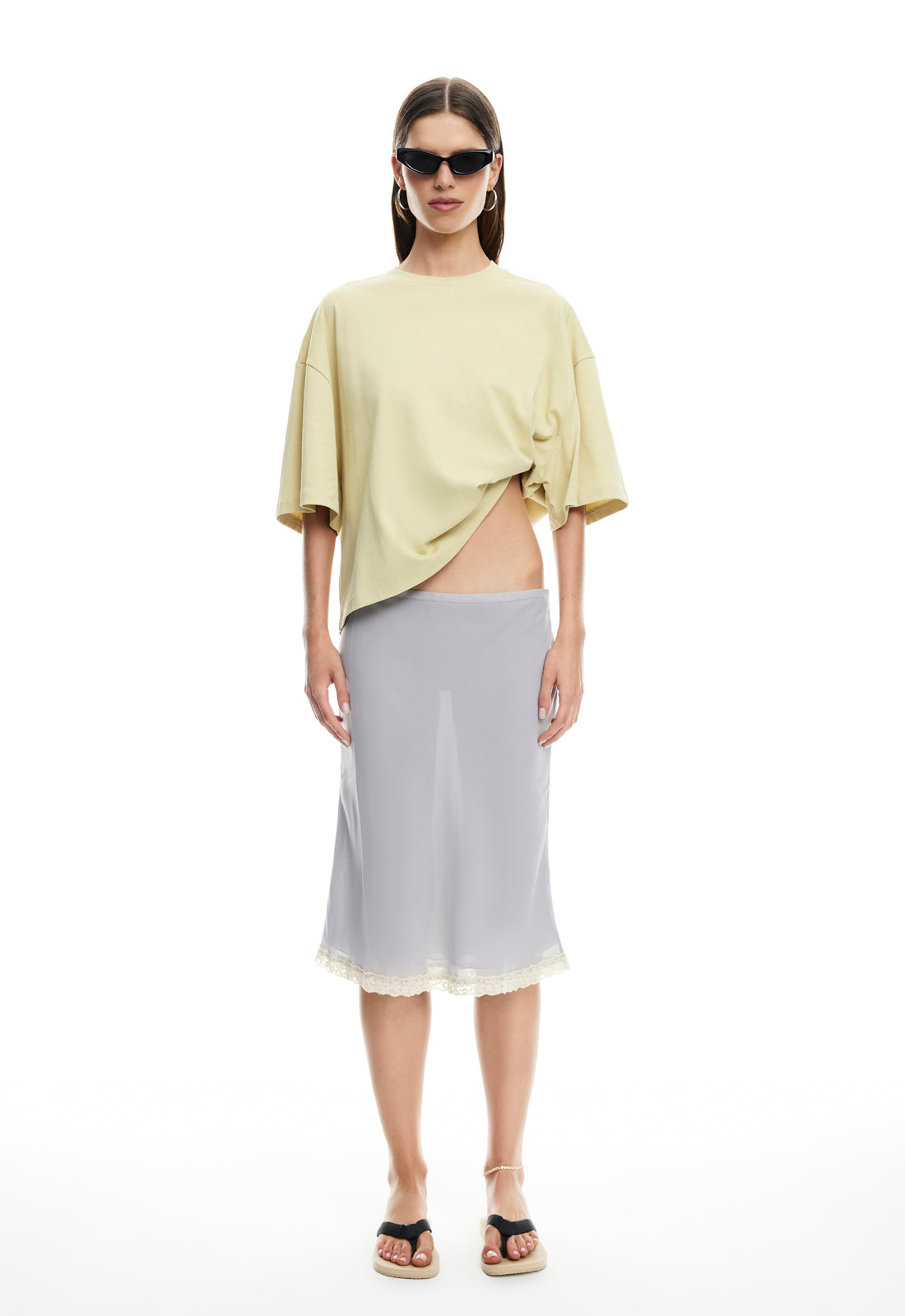 BLOOM SHORT SLEEVE - BEIGE