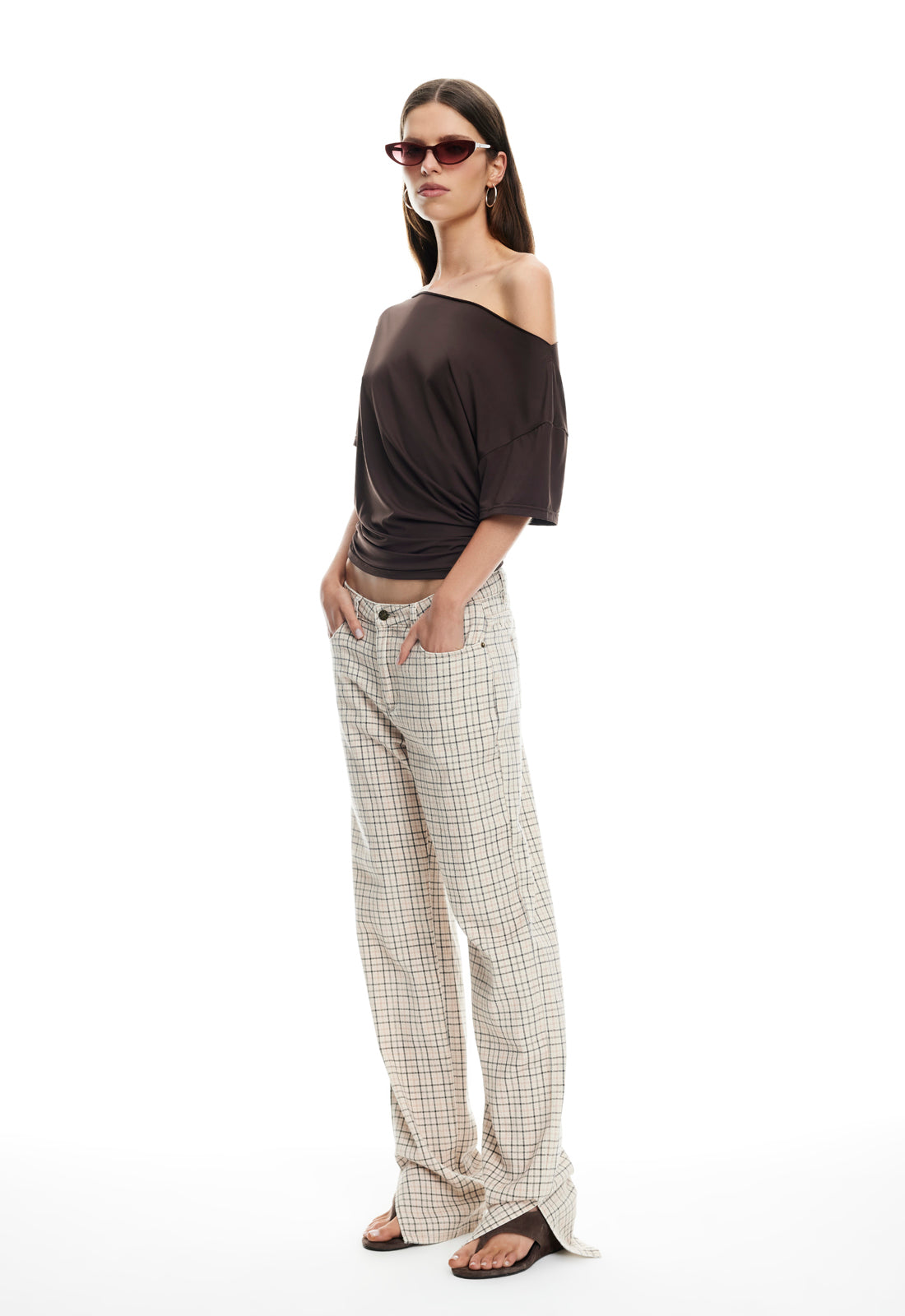 ALABAMA JEANS - ALMOND PLAID