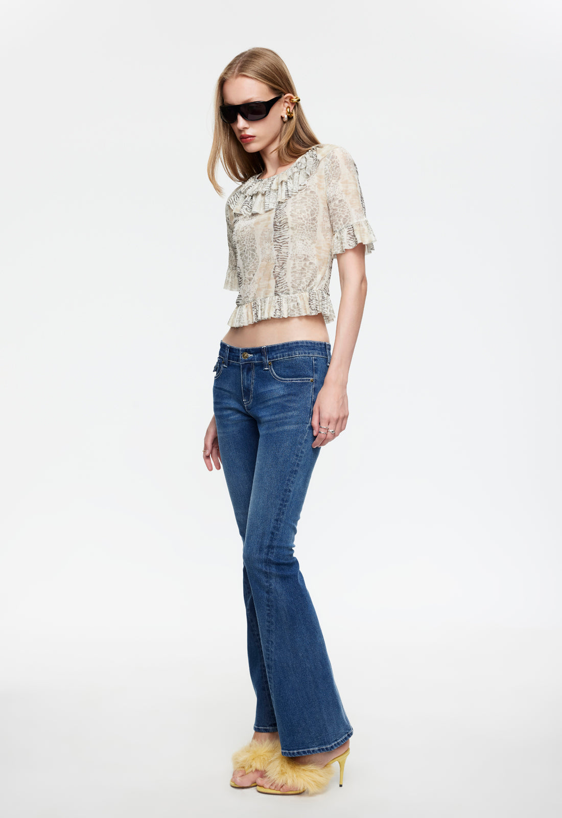 FIRST LIGHT BLOUSE - MULTI ANIMAL