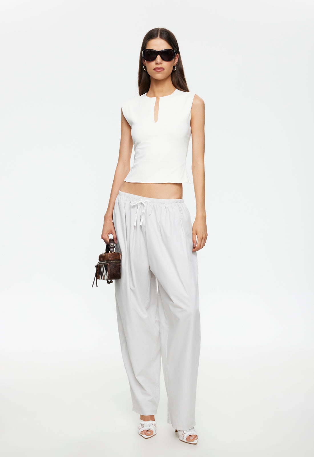 AURA PANT - GREY MARLE