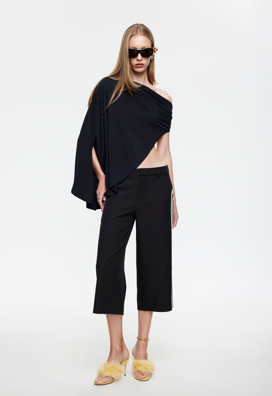 REBORN PONCHO - NOIR