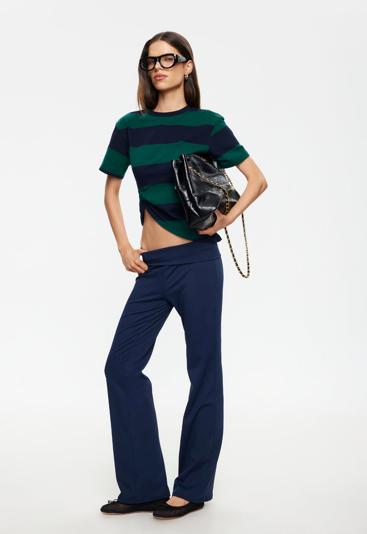 IN TRANSIT TEE - FOREST STRIPE