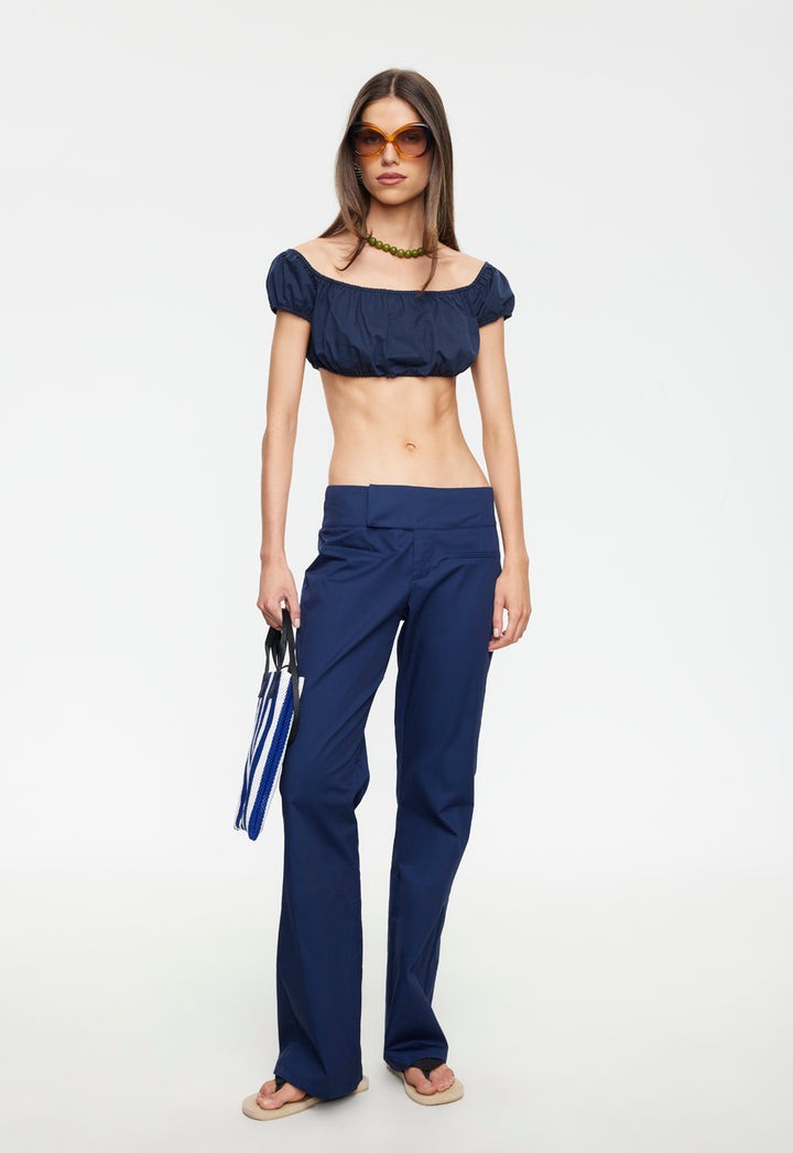 MERCI CROP - NAVY