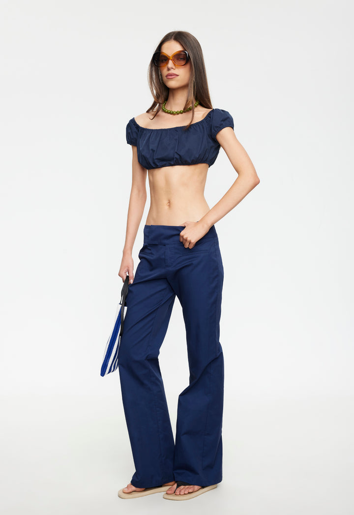 MERCI CROP - NAVY
