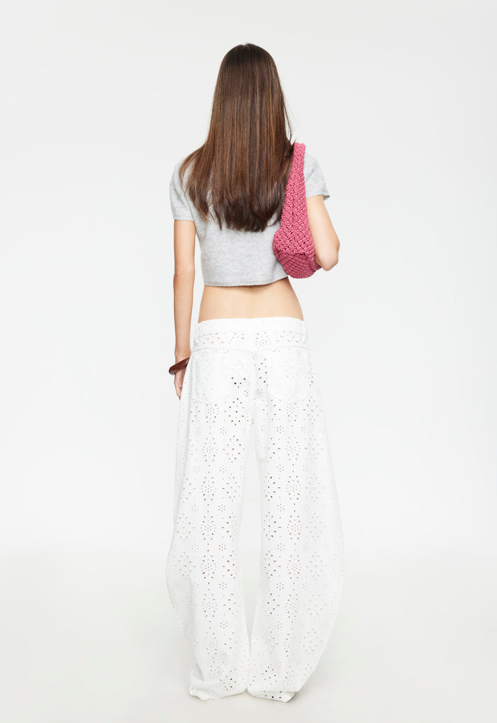HORSESHOE PANT - PORCELAIN