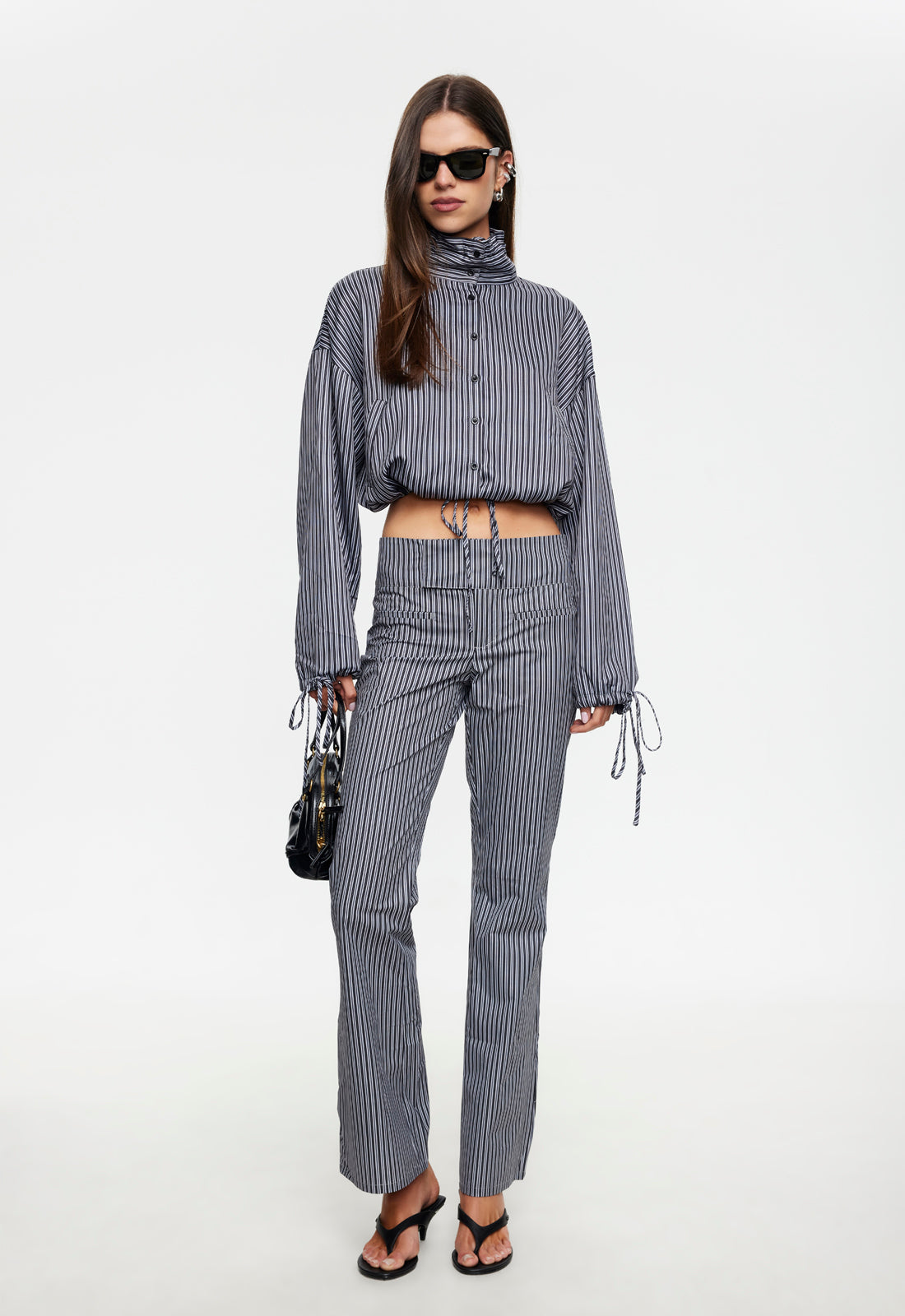 TOTTI PANT - SLATE STRIPE