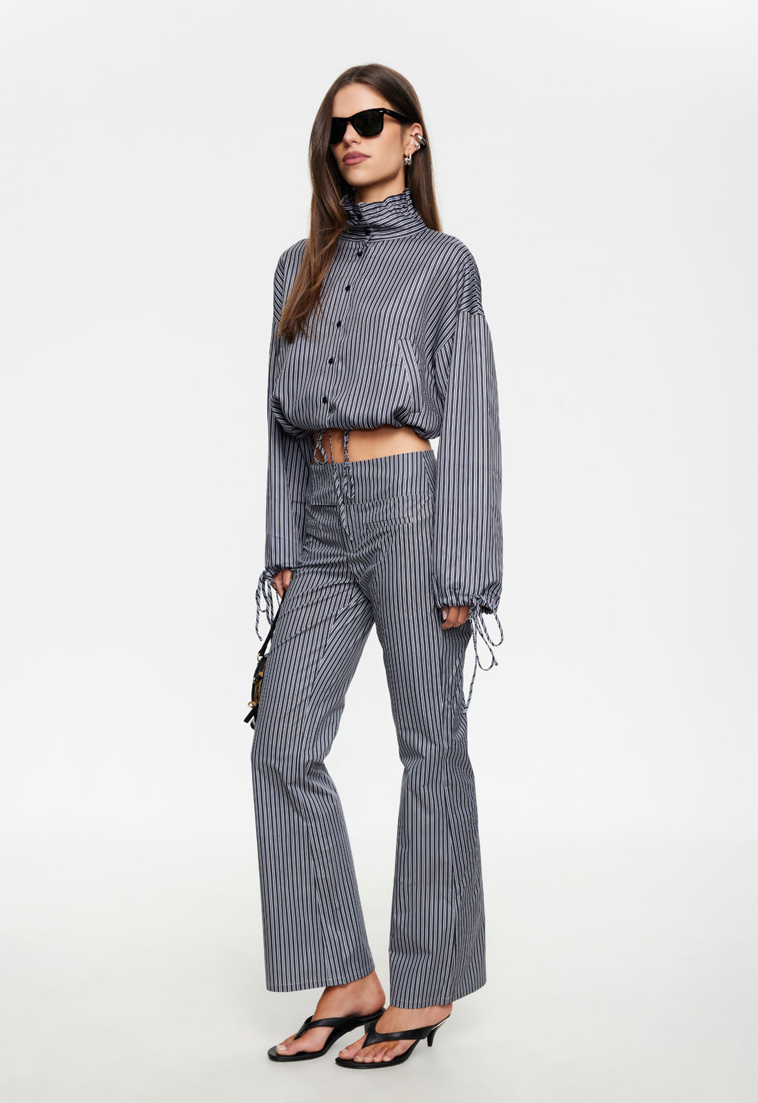 TOTTI PANT - SLATE STRIPE