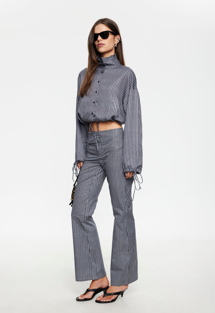 TOTTI PANT - SLATE STRIPE