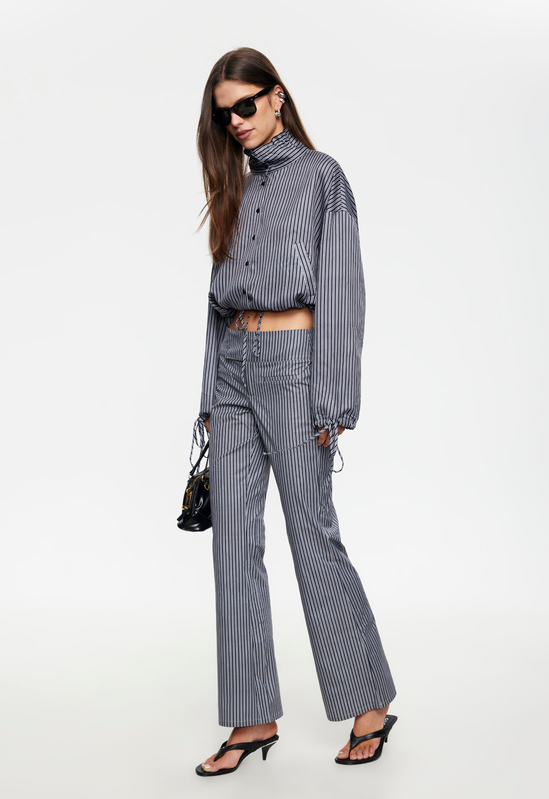 TOTTI PANT - SLATE STRIPE