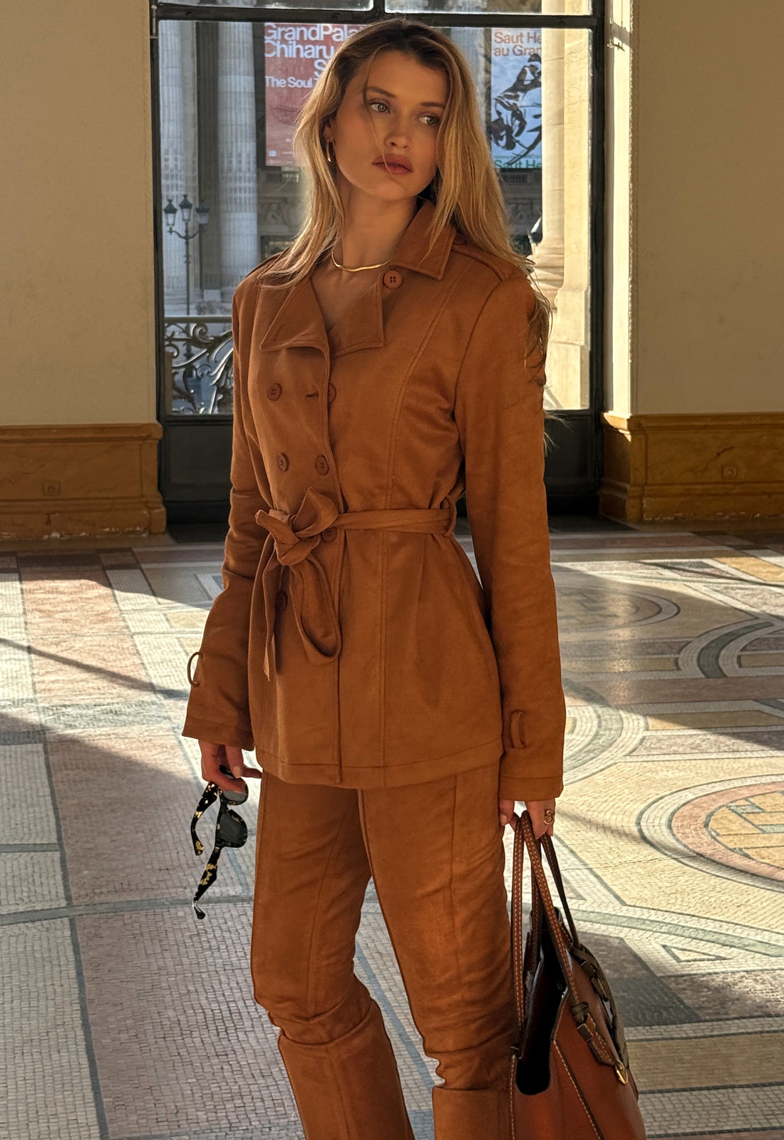 BELLA PANT - LIGHT TAN