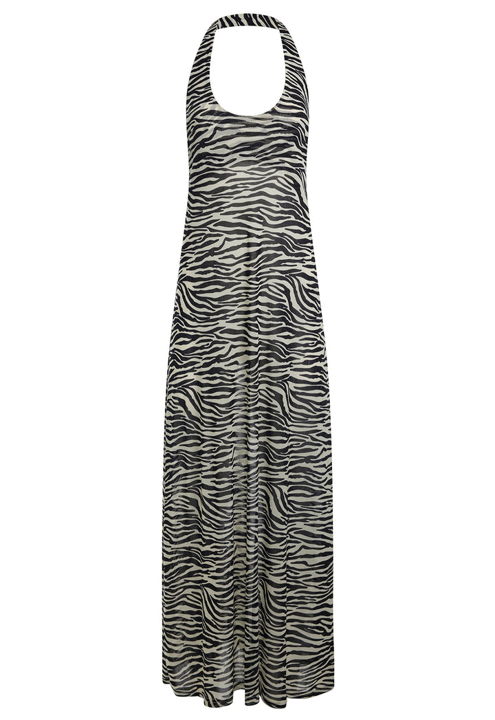 BARE MAXI DRESS - NOIR TIGER