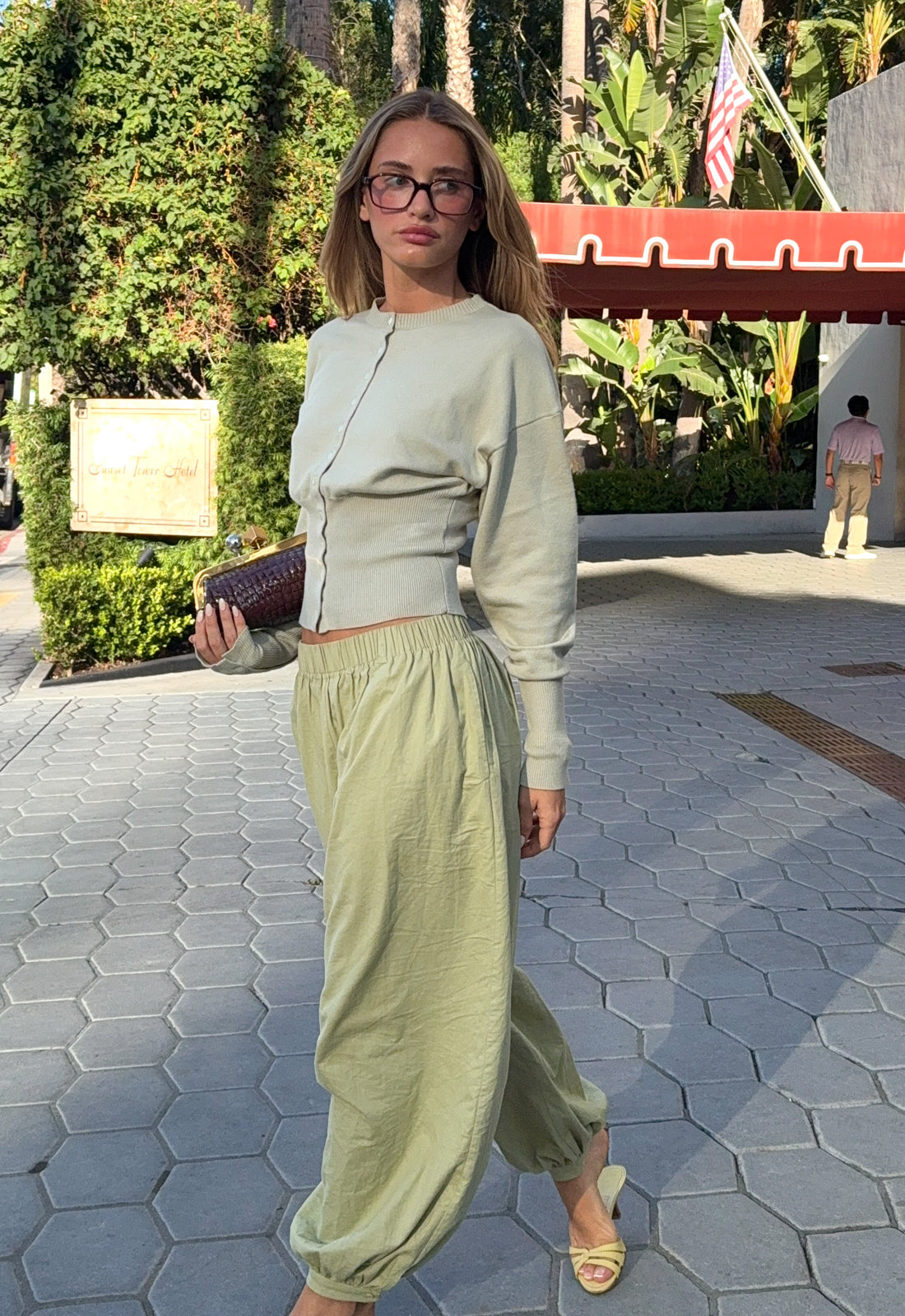 SUNDOWN CARDI - SAFARI