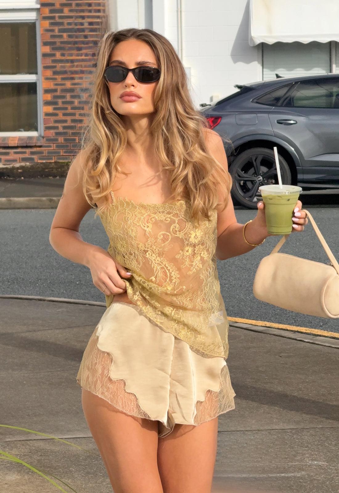 PARADISE MINI SHORT - GOLD
