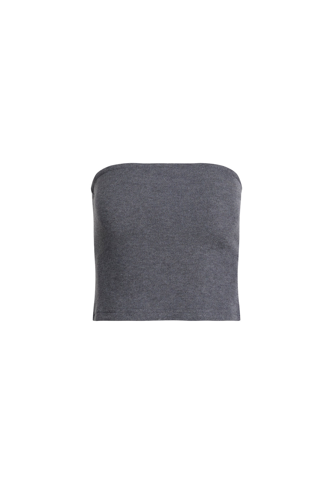 SWAY STRAPLESS TOP - ASH