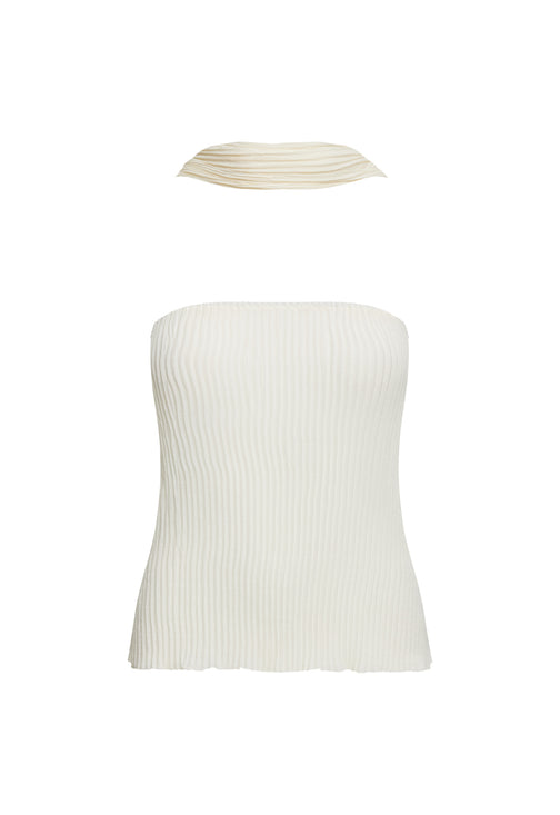 FORD STRAPLESS TOP - IVORY