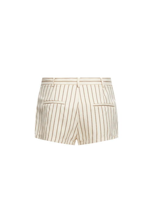 LEO SHORT - CREAM STRIPE