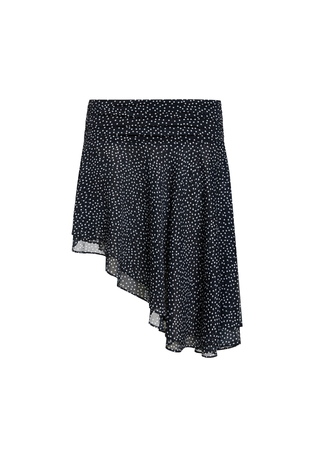 LEGACY MIDI SKIRT - ONYX POLKA