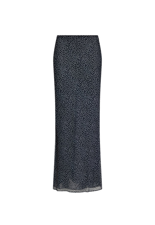 ENDLESS MAXI SKIRT - ONYX POLKA