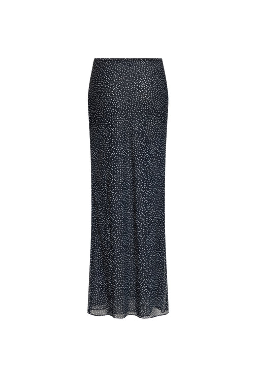 ENDLESS MAXI SKIRT - ONYX POLKA