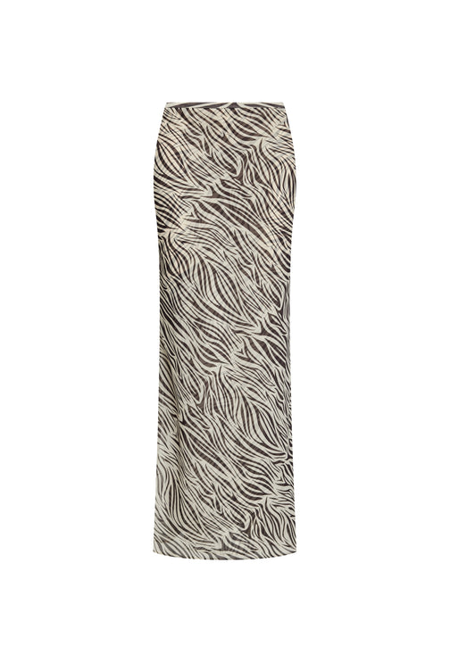 ENDLESS MAXI SKIRT - ZEBRA