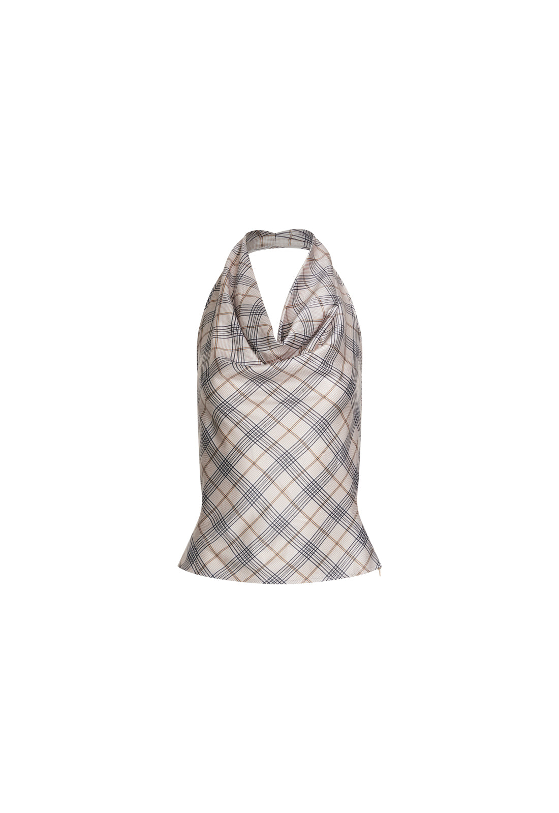 HERITAGE HALTER - BEIGE PLAID