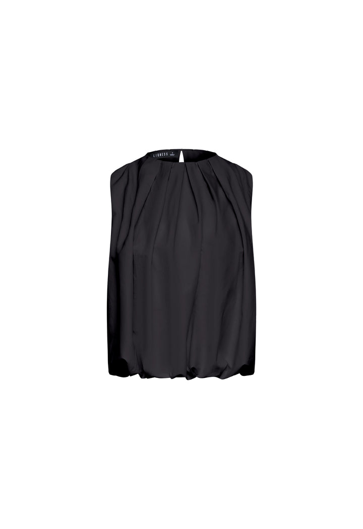 BEVERLY BUBBLE TOP - NOIR