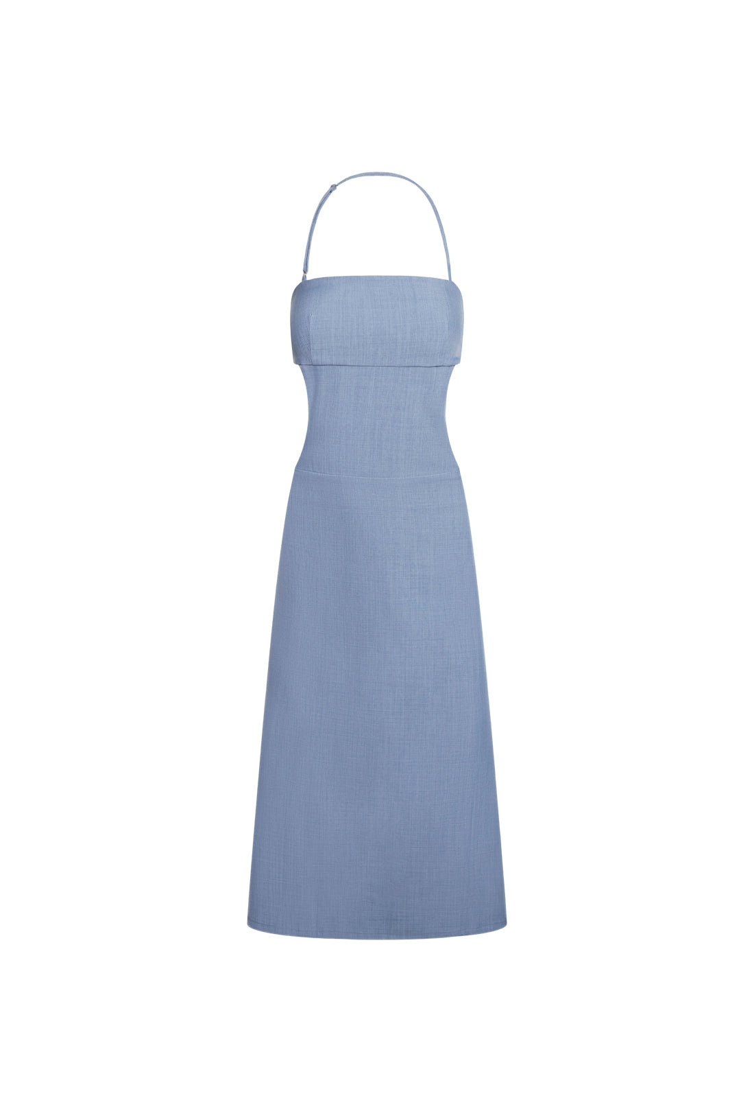 MOONLIT MIDI DRESS - SLATE BLUE