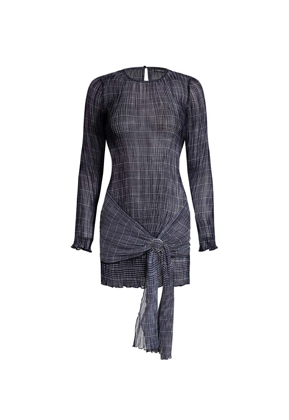FORD MINI DRESS - NOIR PLAID
